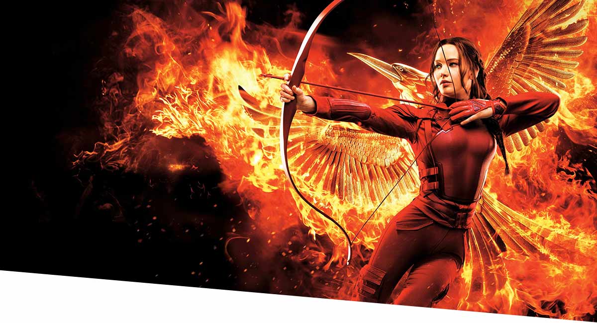 image of Jennifer Lawrence in the Hunger Games